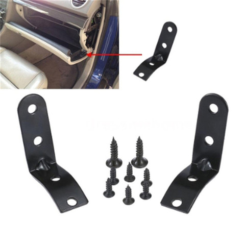 Glove Box Lid Hinge Snapped Repair Kit Hinge Brackets With Screws For Audi A4 S4 RS4 B6 B7 8E ► Photo 1/6