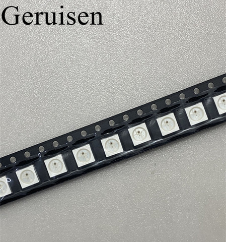 100PCS WS2812B (4pins) 5050 SMD WS2812 Individually Addressable Digital RGB LED Chip 5V WS2812B ws2812b 2812 LED Chip IC SMD ► Photo 1/1