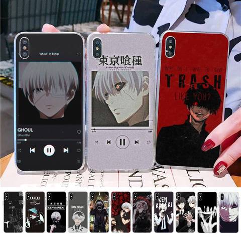 MaiYaCa Japanese anime Tokyo Ghoul Japan Suave Phone Case for iPhone 11 12 pro XS MAX 8 7 6 6S Plus X 5S SE 2022 XR case ► Photo 1/6