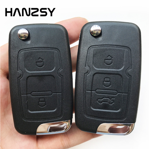 2/3 Buttons Remote Key Case For Geely Emgrand 7 EC7 EC715 EC718 Emgrand7 EC7-RV EC715 EC718-RV Flip Folding key shell Fob Cover ► Photo 1/6