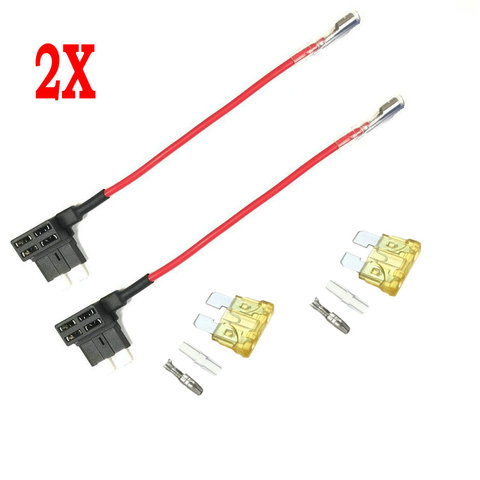 12V Medium Size Car Fuse Holder Add-a-circuit TAP Adapter with 20A Standard ATM Blade Fuse Box Take Electrical Appliances ► Photo 1/6