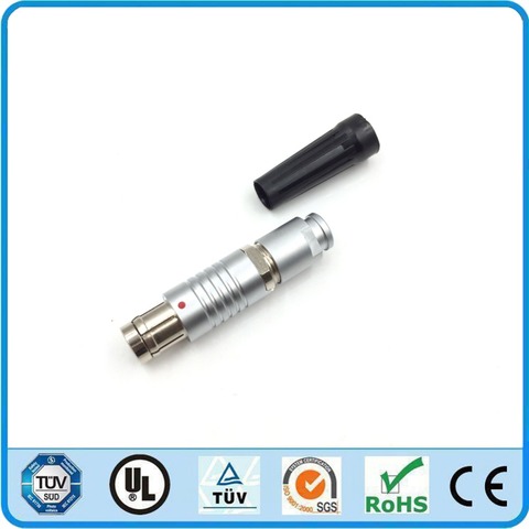 Fisher Connector 1F S 103 Series 2 3 4 5 6 7 8 10 Pin Waterproof IP68 Connector Male Plug 1F Series For Fischer ► Photo 1/1