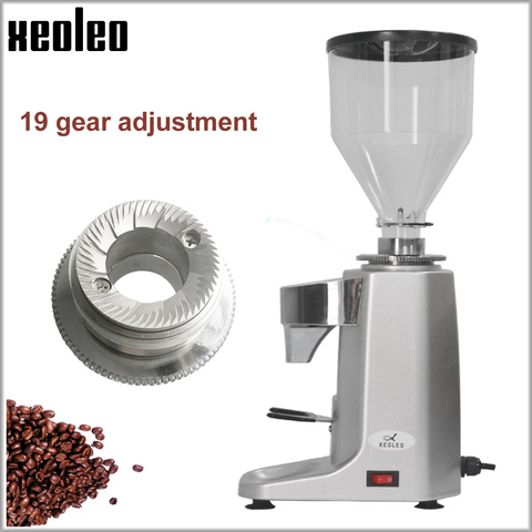 Xeoleo Electric Coffee grinder Commercial Coffee miller Make Turkish coffee Aluminum milling machine with Timing&Temperature ► Photo 1/6