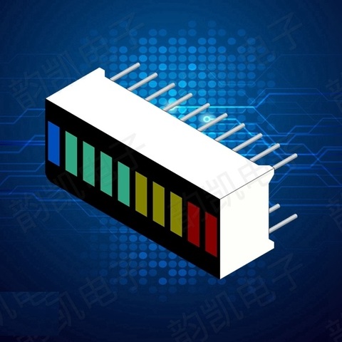 10PCS LED Display 10 Segment Bargraph Light Display Module Bar Graph Ultra Bright Red Yellow Green Blue Colors Multi-color ► Photo 1/1