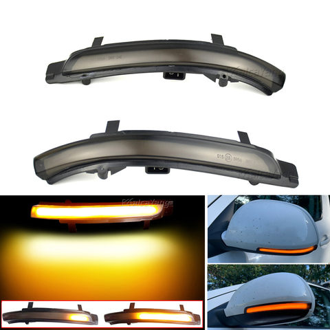 Rearview Mirror Repeater Dynamic Blinker For Skoda Octavia MK2 A5 SuperB B6 3T LED Turn Signal Light 2009 2010 2011 2012 ► Photo 1/6