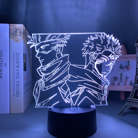 Anime Lamp Satoru Gojo Jujutsu Kaisen Led Night Light Yuji Itadori for Room Deco Birthday Gift Jujutsu Kaisen Lamp Yuji Itadori ► Photo 1/6