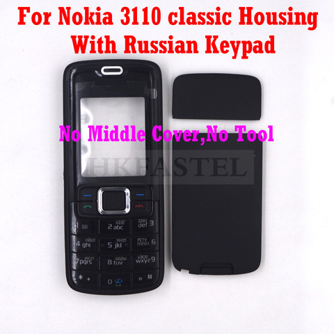 HKFASTEL New Cover  For Nokia 3110c 3110 Classic 3109c 3109 Mobile Phone Housing with Keypad Case Tool ► Photo 1/6