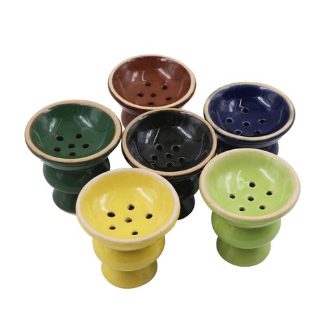 Practical Ceramic Tobacco Head Funnel For Shisha Hookah Charcoal Holder Heat Keeper System Chicha Narguile Accessories ► Photo 1/6