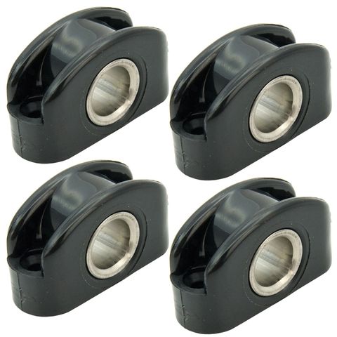 Marine Boat Fairlead Black Nylon Bullseye 12 mm 1/2