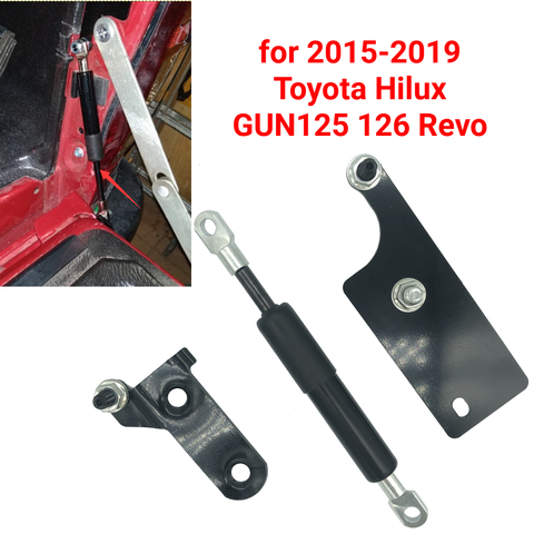 Car Rear Tailgate Slow Down Support Rod Lift Strut Bar Gas Shock Damper For Toyota Hilux GUN125 Revo 2015 2016 2017 2022 ► Photo 1/6