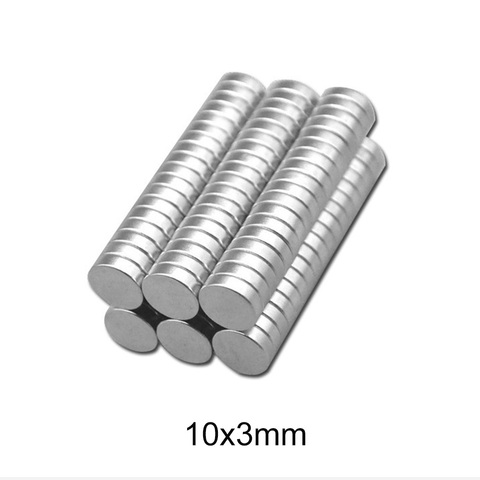 20/50/100/200/300pcs 10*3 mm Permanent NdFeB Super Strong Powerful Magnets 10x3 mm N35 Round Magnets 10x3mm Neodymium Magnet ► Photo 1/6