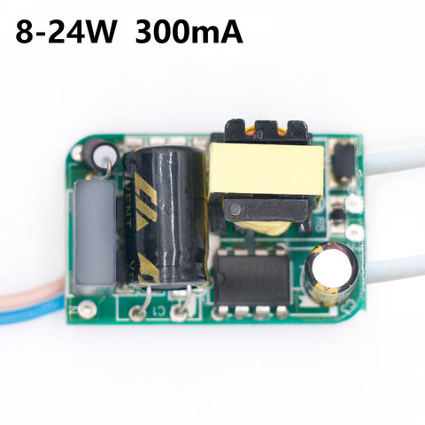 LED Driver 300mA 8W-24W LED Driver Output 24V-72V For LED Automatic Voltage Power Supply Lighting Transformers DIY ► Photo 1/3