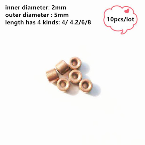 10pcs/lot Inner Diameter 2 Outer Diameter 5 Small Bearing Bushing Guide Sleeve Precision Mini Powder Metallurgy Oil Bearing ► Photo 1/4