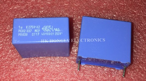 30PCS 1U K275V X2 PCX2 337 MKP 1.0UF 105K 275V P=22.5MM  FILM CAPACITOR ► Photo 1/1