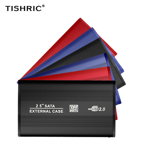TISHRIC Aluminum HDD Case for Hard Drive Box Enclosure Case HDD 2.5 inch USB3 Hard Disk Case Sata to USB External HD Box Optibay ► Photo 1/6