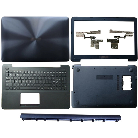 NEW Laptop LCD Back Cover/Front bezel/Hinges/Hinges cover/Palmrest/Bottom Case For ASUS A555 X555 K555 F555 W519L VM590L VM510 ► Photo 1/6