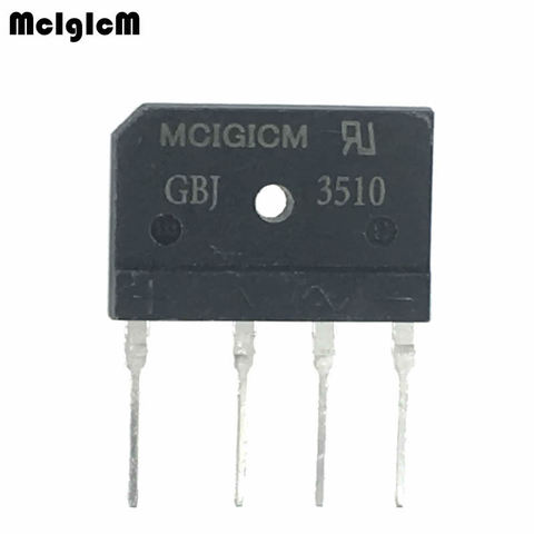 MCIGICM 10PCS 35A 1000V diode bridge rectifier gbj3510 ► Photo 1/5