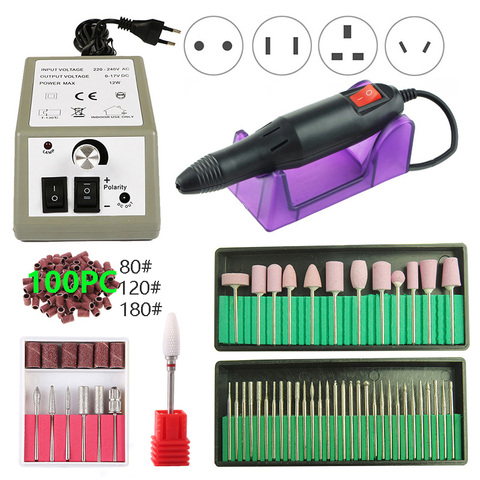 1set Electric Nail Drill Machine 20000RPM Manicure Drill Machine Pedicure Drill Salon Nail Drill Professional Nail Drill Machine ► Photo 1/6