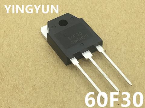 10pcs/lot  recovery diode   60F30 60F30A  60A 300V  Commonly used in arc welding inverter  New Original ► Photo 1/1