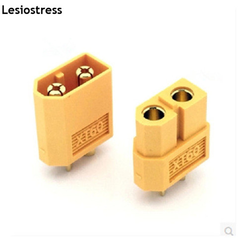 Lesiostress 5 Pair Of XT60 XT-60 Male Female Bullet Connectors Plugs For RC Lipo Battery Quadcopter Multicopter Free Shipping ► Photo 1/1