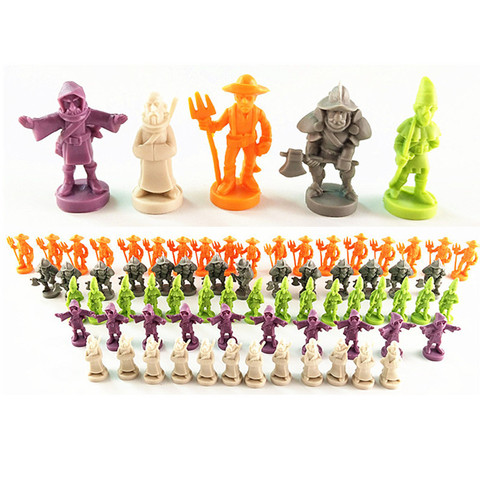 super  mini pvc  figure  model  toy  Mini sand table miniature model Dwarf Warrior Archer Wizard  60-70pcs/set ► Photo 1/1