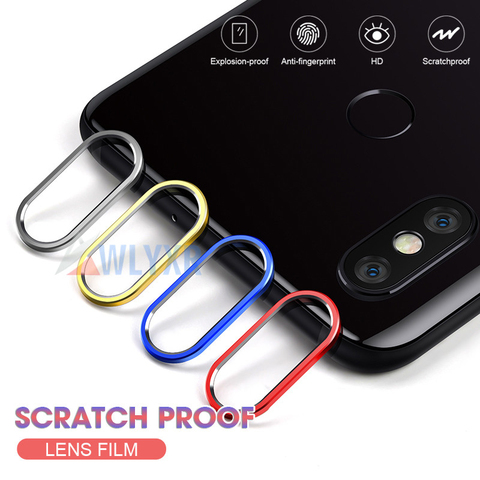 Camera Lens Tempered Glass+Metal Rear Lens Ring For Xiaomi Mi 9T Mix 2S 3 Redmi K20 Note 7 8 8T Pro Glass+Ring Case For Mi9 ► Photo 1/6