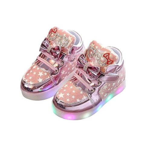 Koovan Children Sneakers 2022 New Fashion Boots Rhinestone For 1-6years Babys Children Boys Kids Girls Soft Bottom Causal Shoe ► Photo 1/5