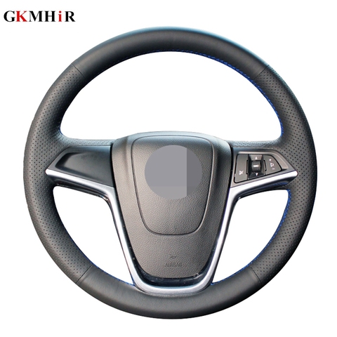 Car Steering Wheel Covers Wrap for Opel Astra (J) 2010-2015 Ampera 2012 Zafira Tourer Mokka 2012-2022 Insignia 2008-2013 ► Photo 1/6