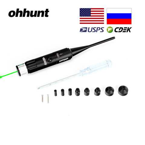 ohhunt Hunting Green Red Laser Boresighter Kits Green Red Dot Bore Sight with On Off Switch for .22 to .50 Caliber Riflescope ► Photo 1/6