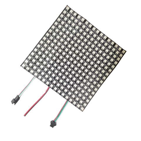 5V WS2812B LED Digital Flexible Individually Addressable Led Panel Light WS2812 8x8 16x16 8x32 Module Matrix Screen ► Photo 1/6