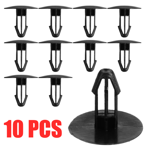 Mayitr 10pcs Black Plastic Windscreen Cowl Mounting Clip Scuttle Panel Retainer Fastener Trim Clips For Honda 91501-SEA/SNA-003 ► Photo 1/6