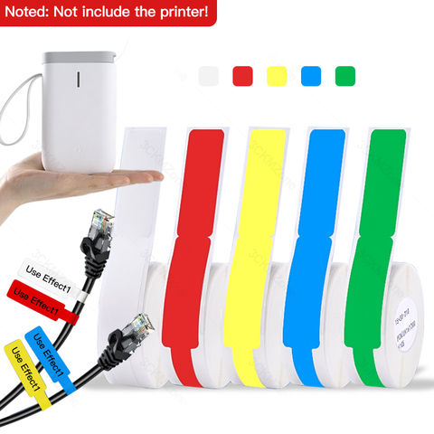 Niimbot Mini Label printer D11 paper Printing Label Waterproof Anti-Oil Cable Label Color Scratch-Resistant Label Sticker Paper ► Photo 1/6