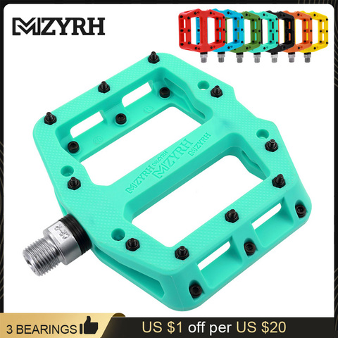 MZYRH 926 Bicycle Pedals Ultralight Pedal Plastic Pedals Bearing Mountain Bike MTB BMX Pedals Bicicleta Accessories ► Photo 1/6
