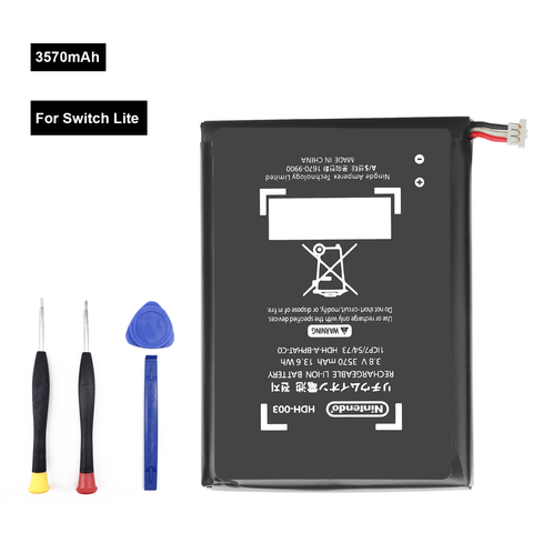 HDH-003 battery Replacement Repair For Nintendo Switch Lite Game Player 3.8v 3570mah Li-ion Rechargeable Batteries ► Photo 1/5