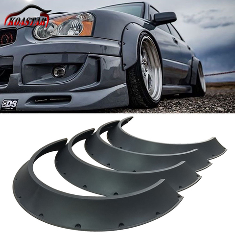 New School Flexible Universal Car Wide Fender Flare Wheel Arches Flare Extension For BMW BENZ ► Photo 1/6