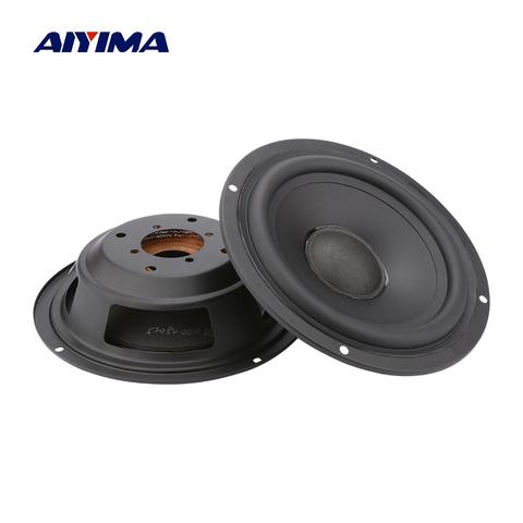 AIYIMA 2Pcs Bass Speaker Passive Radiator Woofer Diaphragm Radiator Rubber Edge 3 4 6.5 8 Inch Vibration Membrane Repair Part ► Photo 1/6