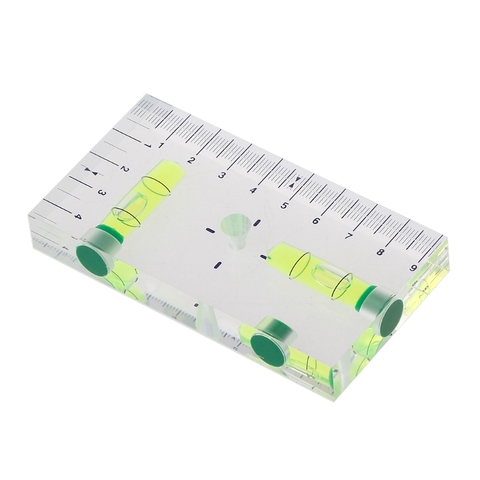 High Precision Transparent Two Direction Magnetic Level Bubble Mini Spirit Level ► Photo 1/6