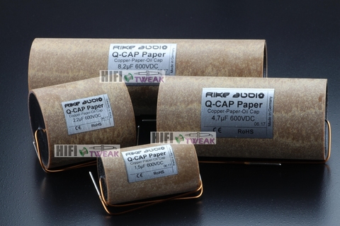 2pcs/lot German Rike Audio Q-Cap series copper foil oil-immersed coupling frequency-dividing Hi-End film capacitor free shipping ► Photo 1/2