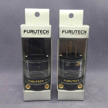 FURUTECH FI-11M (Cu) / FI-11 Cu Audio Power Plug 24K Gold plated IEC Connector plug  15A/125V Hifi MATIHUR hi ► Photo 1/3