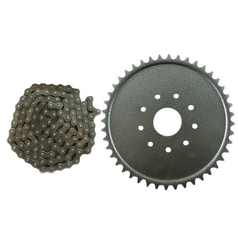 Pouvoir 415 Sprocket Chain 44 Teeth Rear Sprocket 49cc 66cc 70cc 80cc Motorized Bicycle ► Photo 1/1