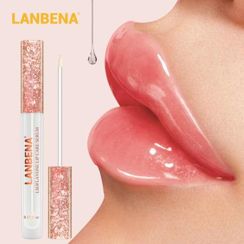 LABENA Glittering Plumping Lip Serum Liquid Lipstick Essence /Elasticity Moisturizing Repair Lips Promote Lips Luster Repair ► Photo 1/6