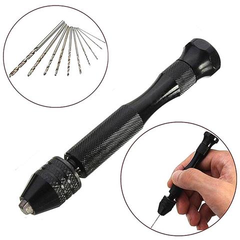 Craft hand pin drilling reamer chuck pliers 0.3-3.4mm mini hand twist drill ► Photo 1/5