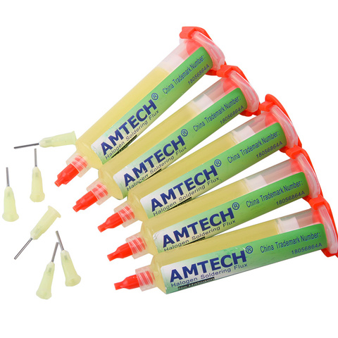 Paste 100% Original AMTECH NC-559-ASM BGA PCB No-Clean Solder Paste Welding Advanced Oil Flux Grease 10cc Soldering Repair Paste ► Photo 1/6