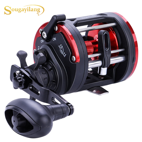 Sougayilang 2022 New Trolling Drum Fishing Reels DTR-30 Left/Right Hand 3+1BB Trolling Drum Fishing Reel  Max Drag 28kg Pesca ► Photo 1/6