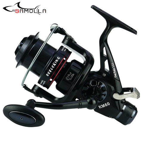 Double Drag Spinning Reel 10+1BB 15KG Drag Carp Fishing Reel with Front and Rear Drag System Salt/Freshwater Spinning Reel Pesca ► Photo 1/6
