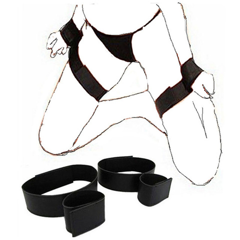 Bondage Handcuffs & Ankle Cuffs Kit BDSM  Flirting Sex Toys For Adults Couples Slave Restraints Games Erotic Accessories ► Photo 1/6