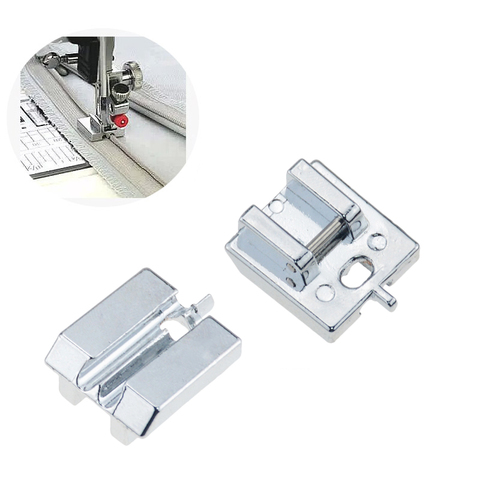 1 PCS Household Sewing Machine Parts Presser Foot Invisible Zipper Foot  for brother/ janome etc ► Photo 1/6