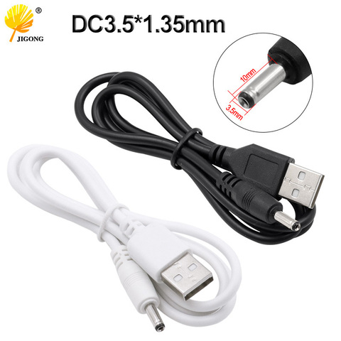 USB to DC3.5x1.35mm round hole small speaker charging cable 5v power cord 3.5 charging cable ► Photo 1/6