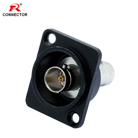 1pc BNC to BNC Connector, Female, BNC panel mount chassis socket adapter, welding free ► Photo 1/6