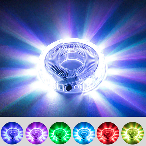 LED Bicycle Wheel Light Bike Front Tail Hub Spoke One Lamp With 7 Color 18 Modes Rechargeable Kids Balance Bike Light ► Photo 1/6